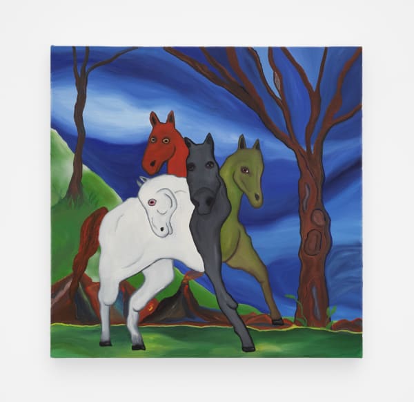 Mickey Lee Broodmare, 2023 Acrylic on canvas 24 x 24 in (61 x 61 cm)