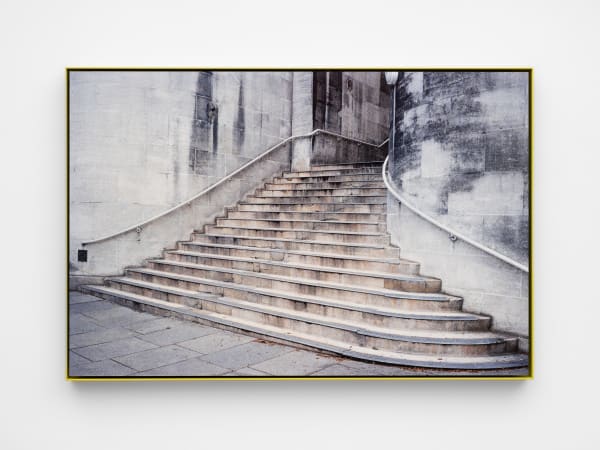 Leigh Johnson A piece of free land with shadows drawn by the gods in disappearing ink, 2012 Inkjet print mounted on dibond in metal frame 27.5 x 41 in (69.8 x 104.41 cm)