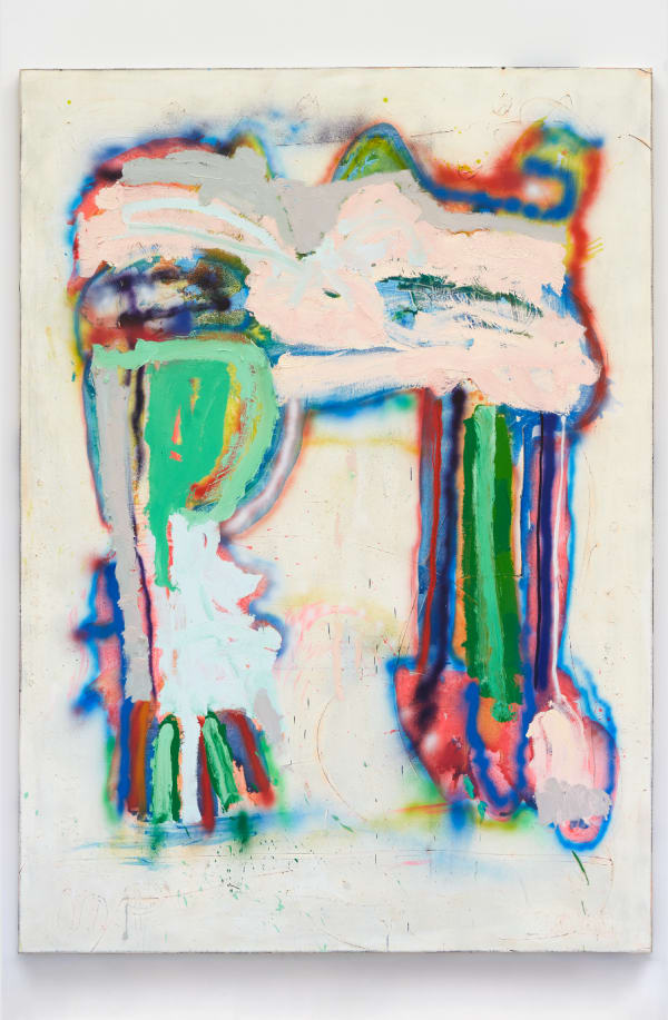 Marco Pariani Sometimes Legs, 2019 Oil, acrylic and enamel on canvas 100 x 72 inches 254 x 182.9 centimeters