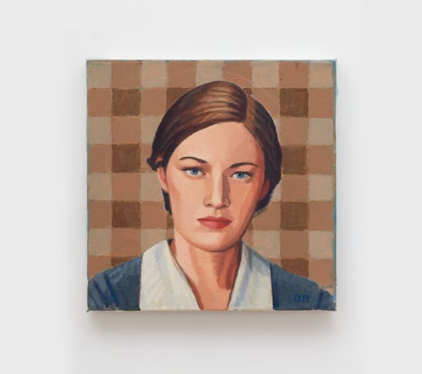 Duncan Hannah Mrs. Schroeder, 2012 Oil on canvas 12 x 12 in (30.5 x 30.5 cm)