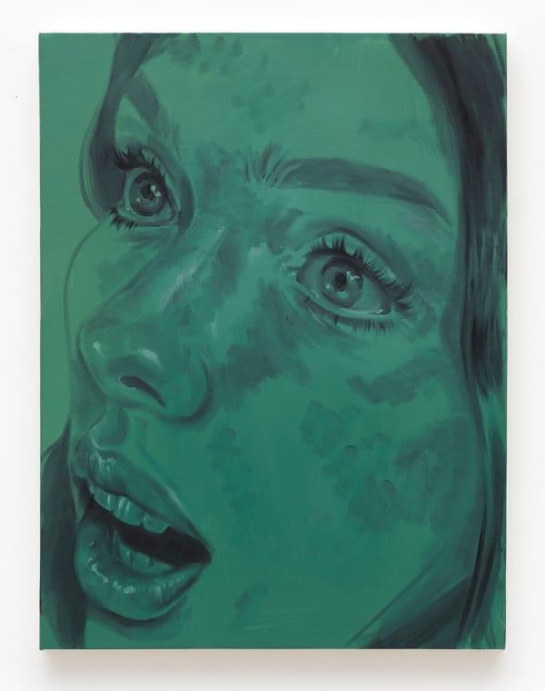 Chloe Wise Green Grey, 2022 Oil on linen 24 x 18 in (61 x 45.7 cm)