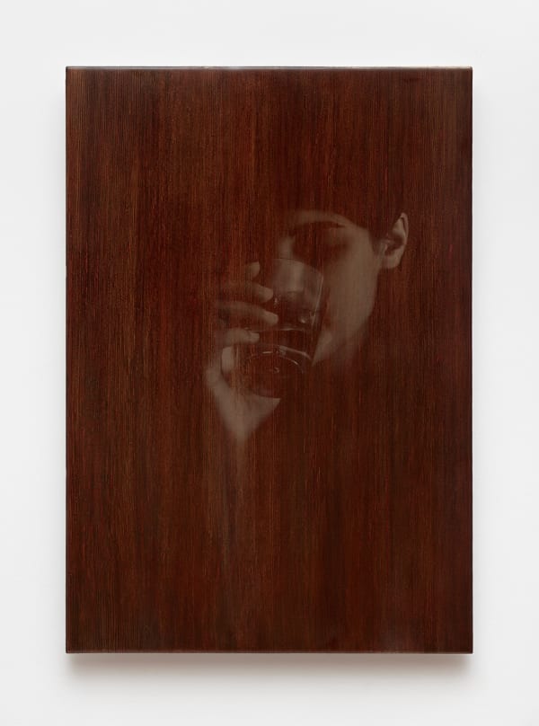 Justen Ladda Drink, 2022 Mixed media on wood 27.5 x 19 x Inches