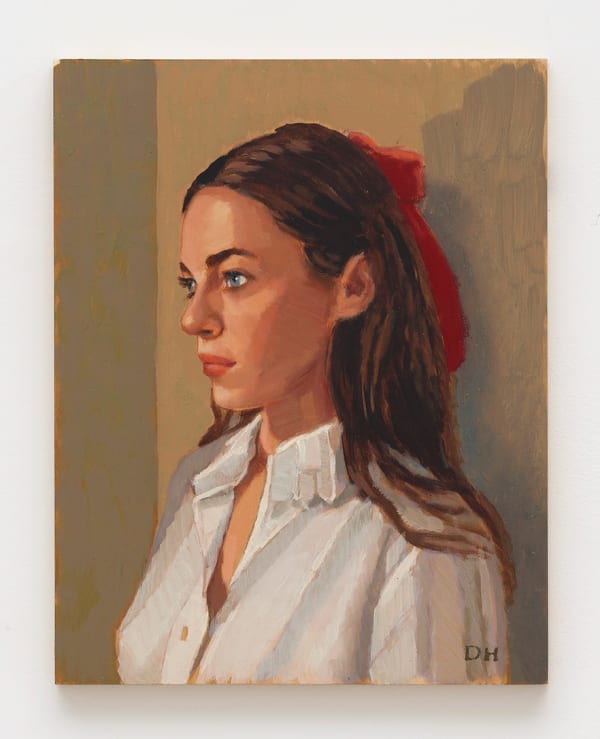 Duncan Hannah Hailey Gates I, 2021 Oil on board 14 x 11 in (35.6 x 27.9 cm)