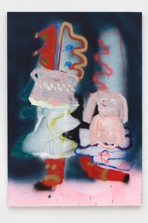 Marco Pariani Dressed like a Baby, 2021 Oil, acrylic and enamel on canvas 72 x 50 inches 182.9 x 127 centimeters