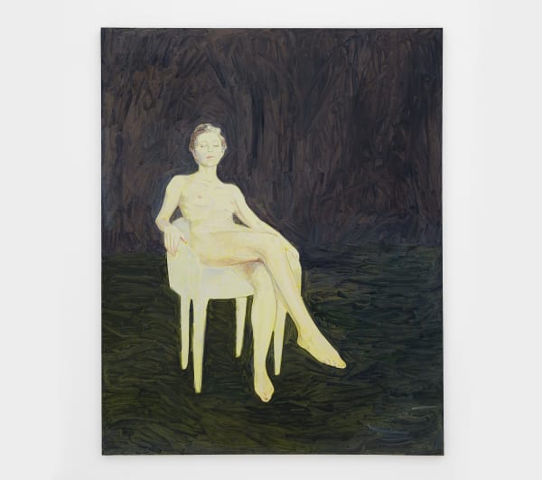 Paris Reid Nude 3, 2023 Oil on canvas 60 x 48 in (152.4 x 121.9 cm)