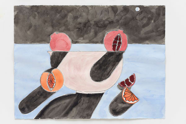 Johanna Jackson, Sliced Pomegranate and Pomegranate Shard, 2021