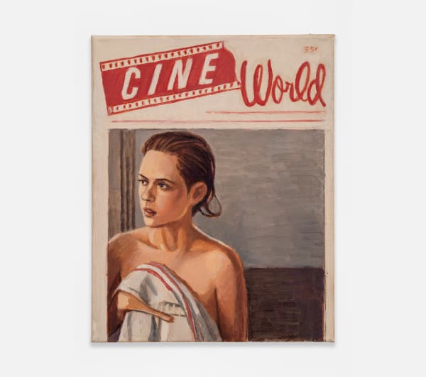 Duncan Hannah Cine World (Fries), 2022 Oil on canvas 14 x 11 in (35.6 x 27.9 cm)