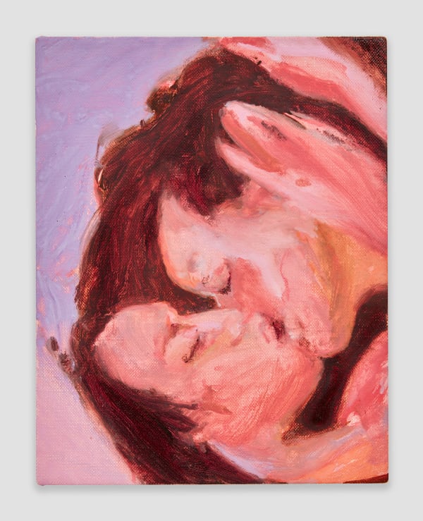 Nicole Wittenberg Bedtime Kiss, 2020 Oil on canvas 14 x 11 in (35.6 x 27.9 cm)