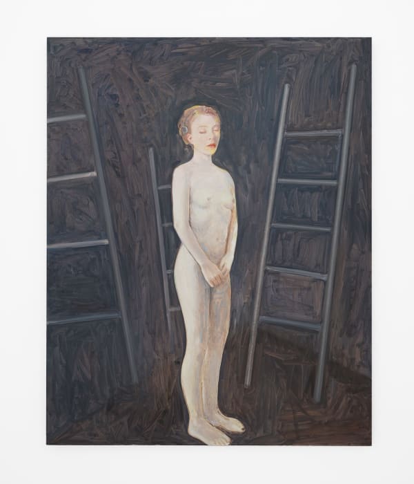 Paris Reid Nude 1, 2023 Oil on canvas 60 x 48 in (152.4 x 121.9 cm)