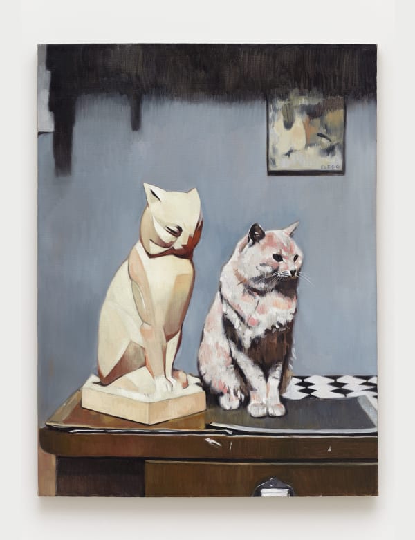 Oliver Clegg Babs, 2021 Oil on linen 40 x 30 in (101.6 x 76.2 cm)