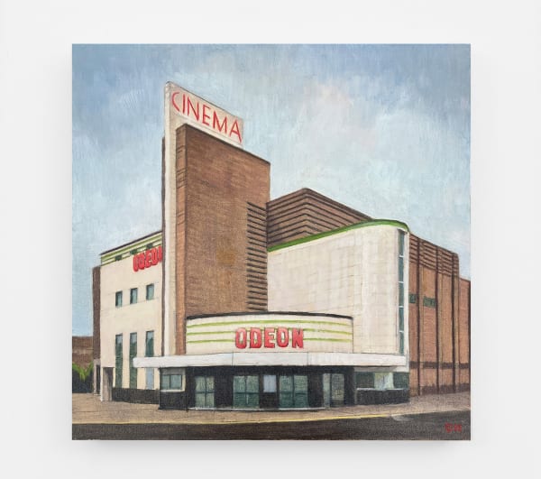 Duncan Hannah Odeon, 2021 Oil on canvas 18 x 18 in (45.7 x 45.7 cm)