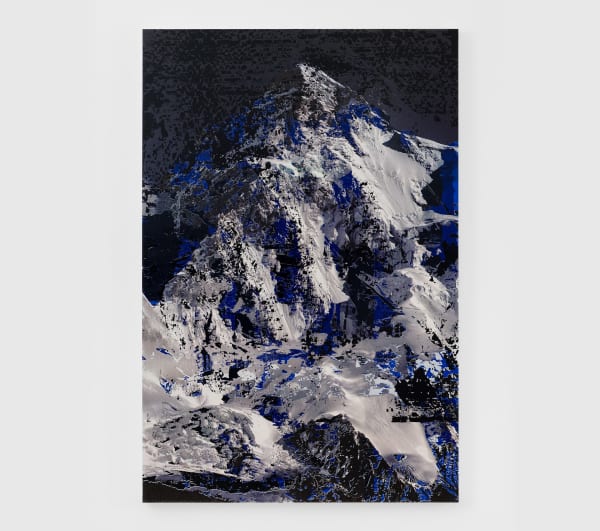 Michael Kagan K2 II, 2024 Oil and enamel on linen 72 x 48 inches 182.9 x 121.9 centimeters