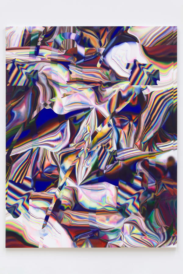 Anne Vieux /moxie, 2021 Acrylic and pigment ink on canvas 96 x 74 inches 243.8 x 188 centimeters