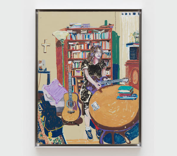 Ben Wolf Noam Haela Ravenna Hunt-Hendrix Musician, 2023 Oil on canvas in aluminum frame 16 x 12 in (40.6 x 30.5 cm) Framed 17 x 13 in (43.2 x 33 cm)