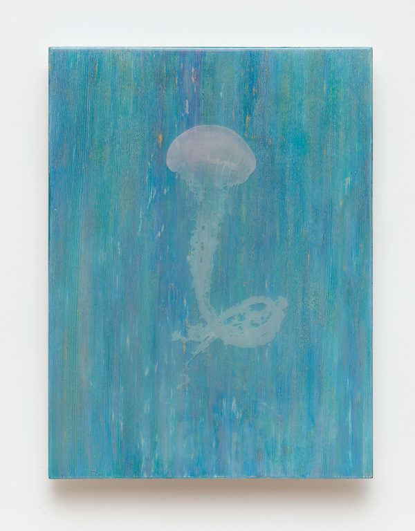 Justen Ladda Survivor, 2023 Mixed media on wood 23.5 x 17.5 x inches