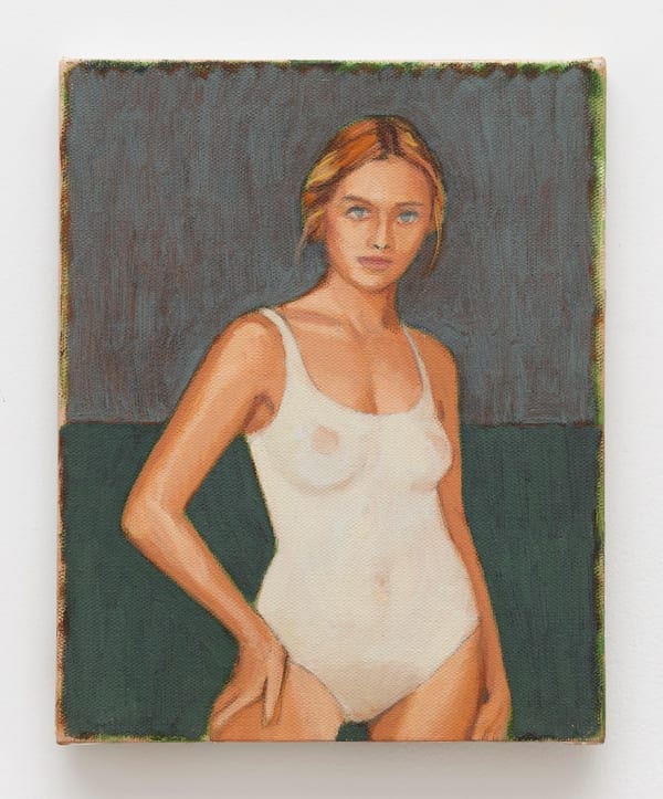 Duncan Hannah Gloria Guida, 2021 Oil on canvas 10 x 8 in (25.4 x 20.3 cm)