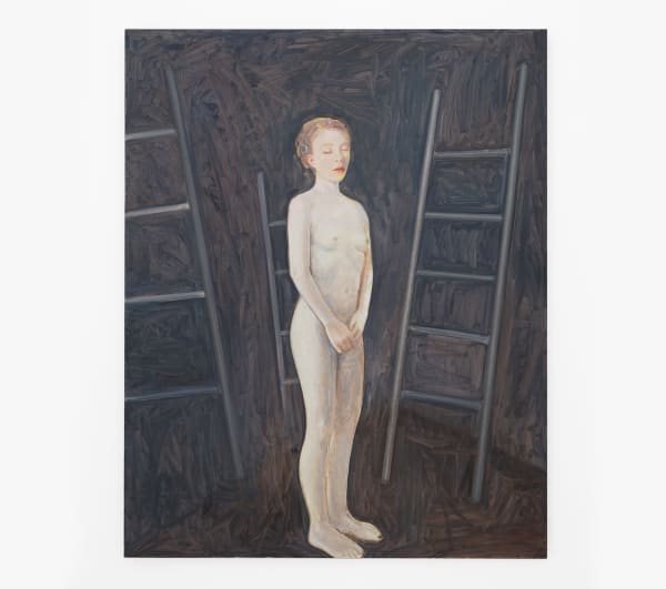 Paris Reid Nude 1, 2023 Oil on canvas 60 x 48 in (152.4 x 121.9 cm)