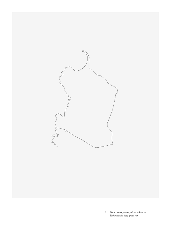 Frances Scott, Walk 2, Flaking Rock, Deep Green Sea