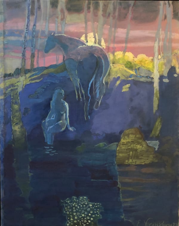 The White Night Bather