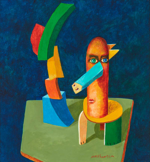 Neil MacPherson RSA RGI RSW Let The Good Lord Hear You Shout