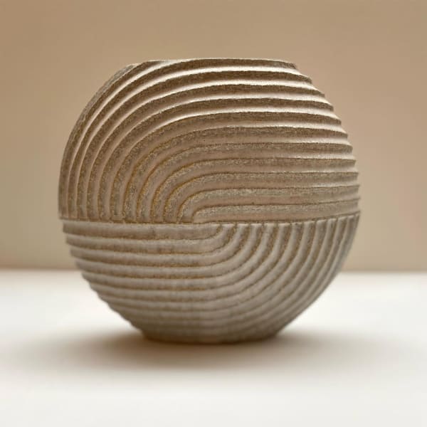 Michele Bianco, Tall Disc Vessel - Echo