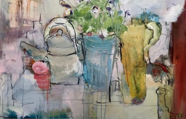 Yellow Jug and Teapot