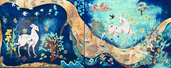 Whispers of the Forest, Diptych.