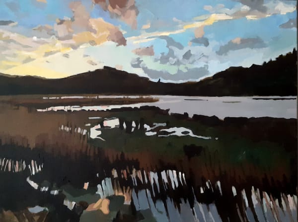 Mark Fielding, Evening. Wetland