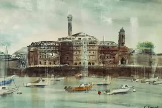 Chris Stone - Royal William Yard from Cremyll Ferry Slipway