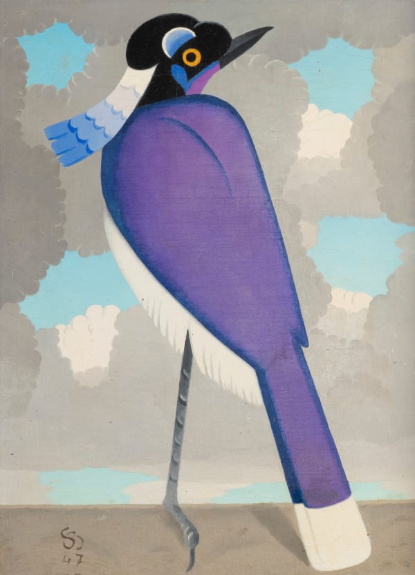 SIMON BUSSY, Pie Violette de l’Himalaya, 1947