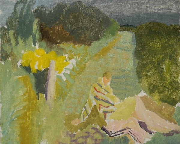 IVON HITCHENS, The Striped Shawl, c. 1938