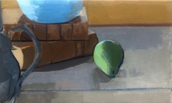 ANDY PANKHURST, Pear and Books Study, 2023