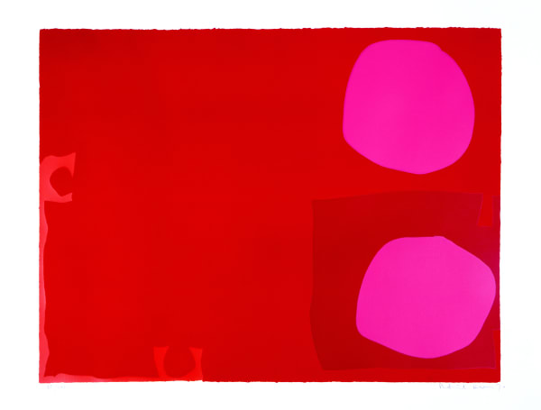 PATRICK HERON, Red and Pink Composition, 1970