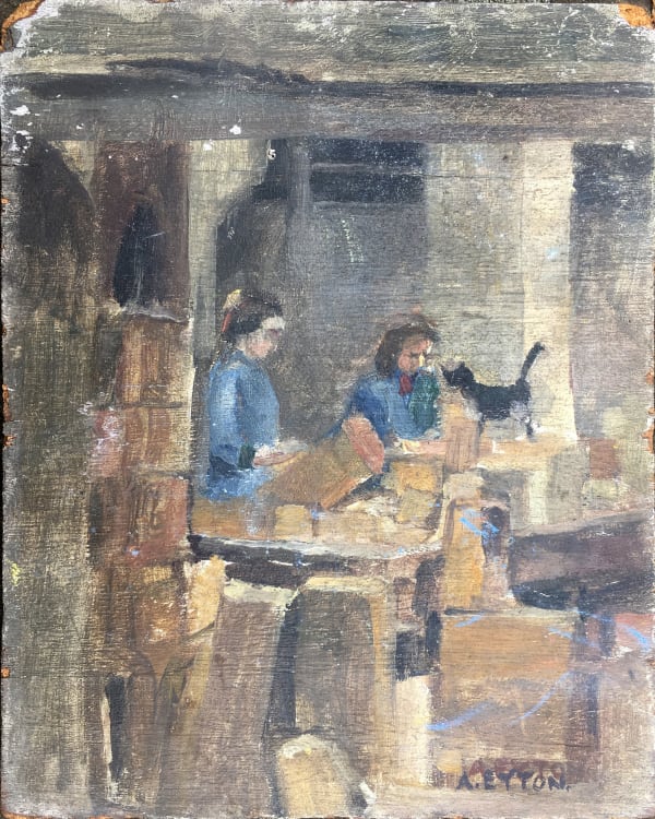 ANTHONY EYTON, Packing Tiles, Factory Cat, 1955