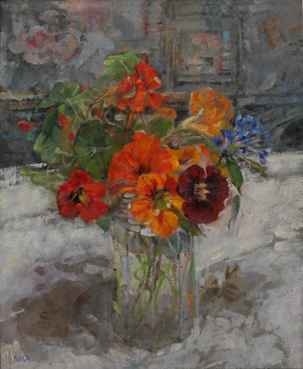 DIANA ARMFIELD, Nasturtiums, Late Flowering