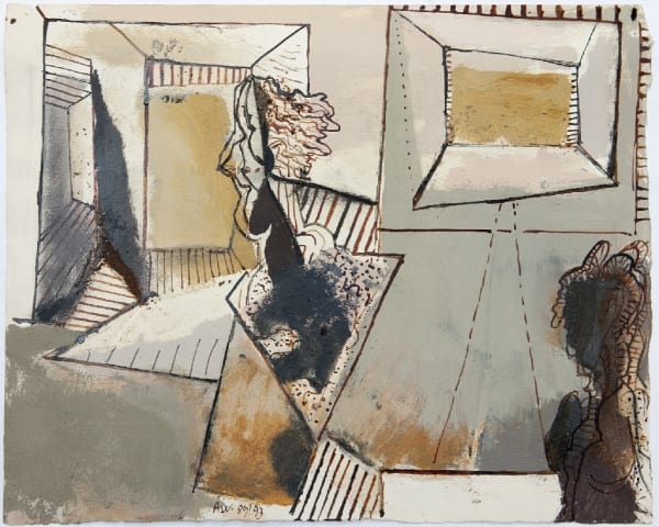 ANTHONY WHISHAW R.A., Studio with Double Head, 1989 - 93