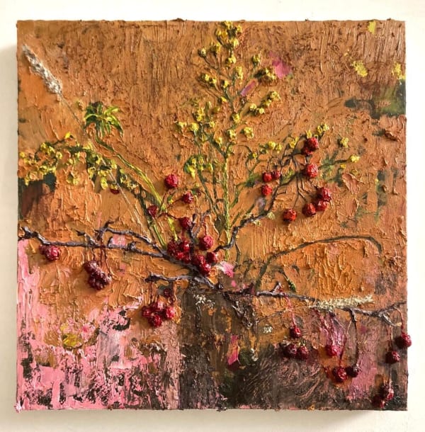 AVITAL BURG, Late Fall Flowers (Noble Street), 2021