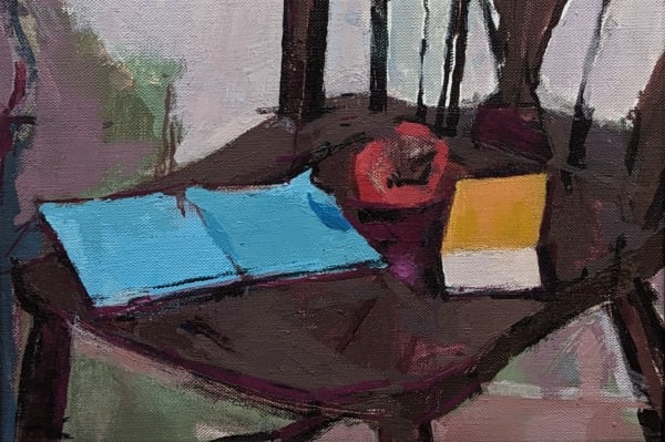 ANDY PANKHURST, Still Life with Blue Letter, 1991