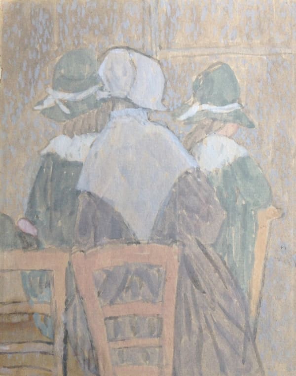 GWEN JOHN, Rear View of Nun and Orphans, 1920s