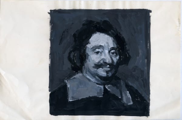 ROBERT DUKES, After Velazquez, Portrait of a Man, 1988