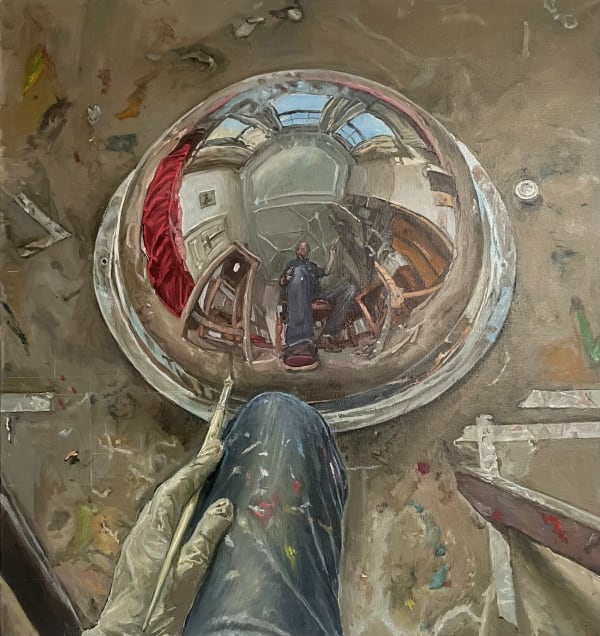 JAMES LLOYD, Domed Mirror on the Floor