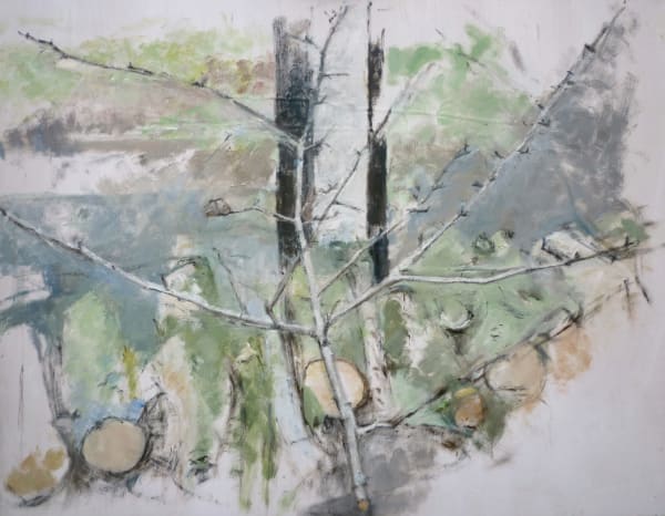 PATRICK GEORGE, Sawn Logs and Delicate Twig