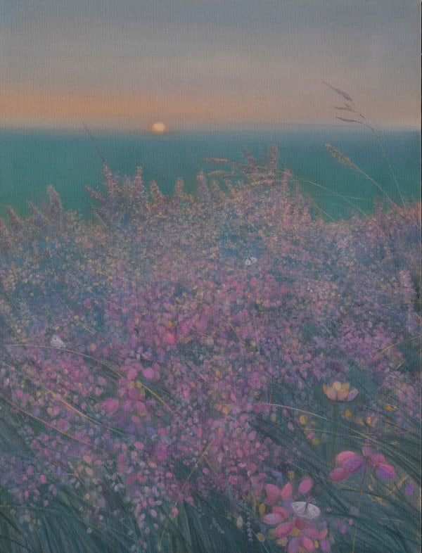 THOMAS LAMB, Butterflies amongst Heather