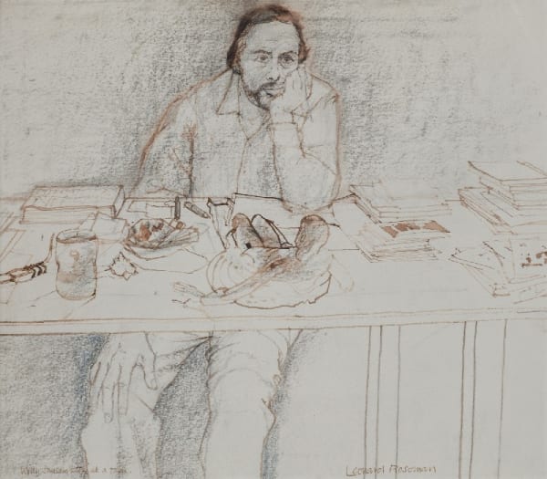 LEONARD ROSOMAN, Willy Samson seated at a Table, before 1961
