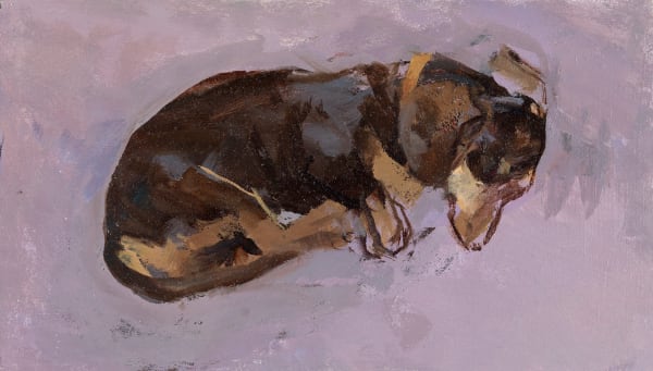 ROBERT DUKES, Marple on her Cushion II, 2014