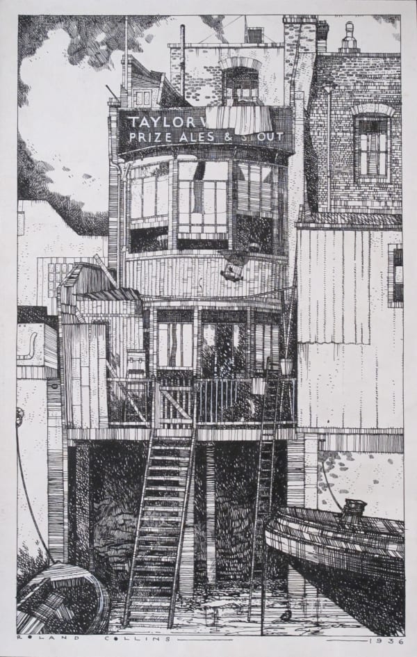 ROLAND COLLINS, The Grapes, Limehouse, 1936