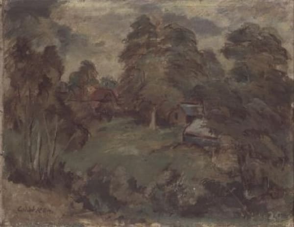 WILLIAM COLDSTREAM CBE, Landscape, Ruckmans, 1928