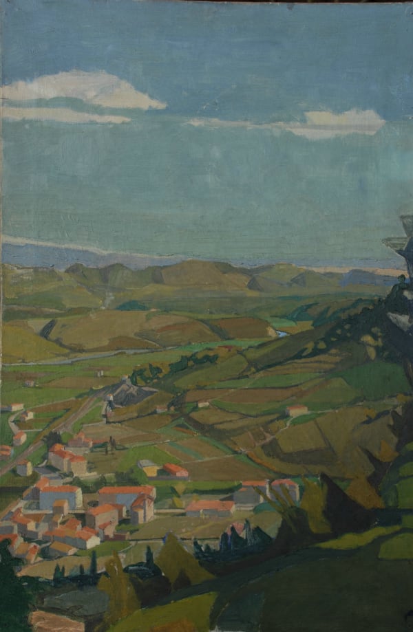 PATRICK SYMONS, Landscape at Orvieto, circa 1950