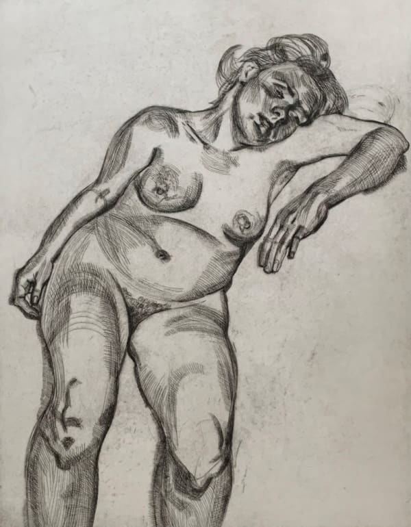 LUCIAN FREUD, Blond Girl, 1985