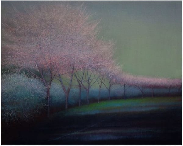 THOMAS LAMB, Cherry Trees at Dusk